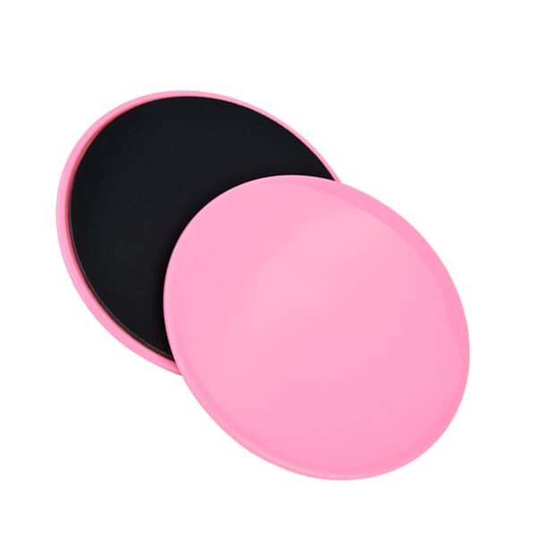 2 stk. Fitness Core Slider Discs til helkropstræning (pink)