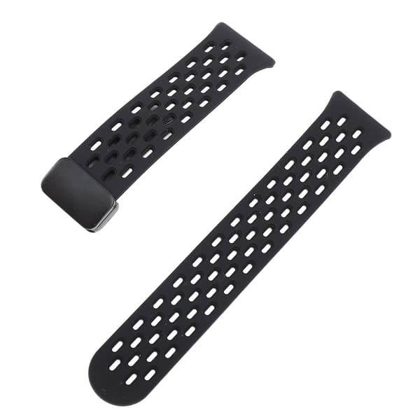Silikone armbånd til Samsung Galaxy Fit 3, porøst design, quick release, sort.