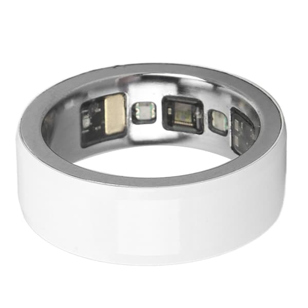 Smart Bluetooth helsering med søvn-, temperatur- og treningsmonitorering - IPX8 - Hvit - Størrelse 22