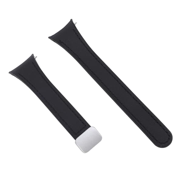 Silikonearmbånd til Watch 6 5 4 Series Smartwatch til kvinder med foldbart spænde, behagelig pasform, sort