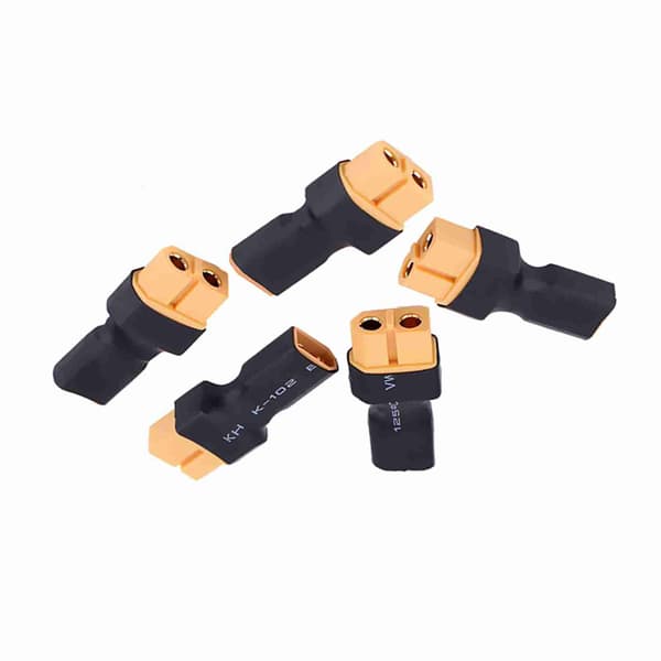 5 kpl/setti RC-drone-liitinsovitin XT30 uros-XT60 naarasakkuadapteri