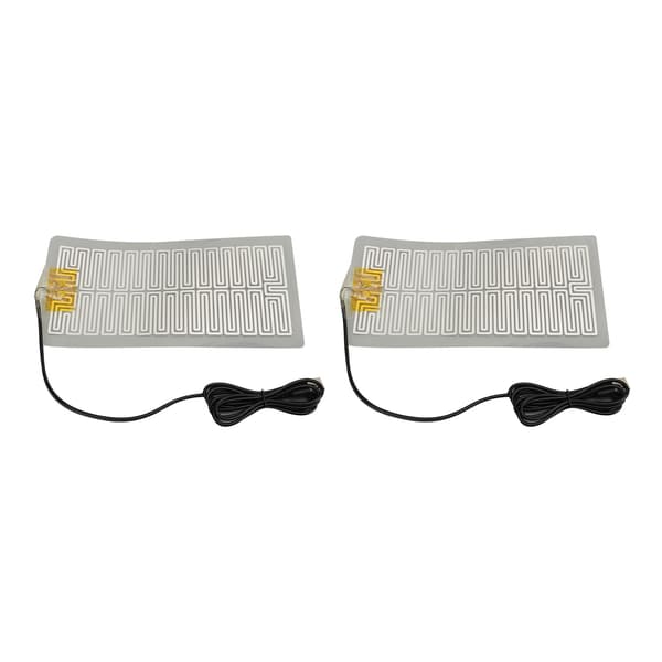 2 stk USB 5V midjevarmeplater i metall med 150 cm kabel