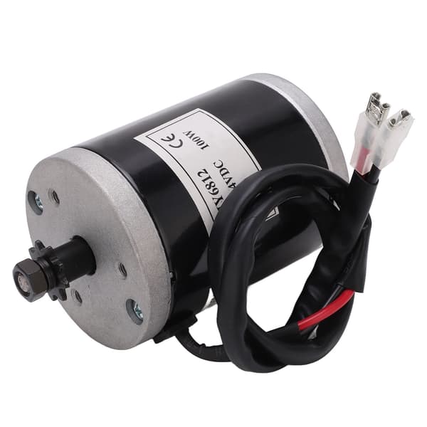 24V 100W Elcykel Børstemotor Kit - Scooter/Motorcykel Konvertering - Lav Støj