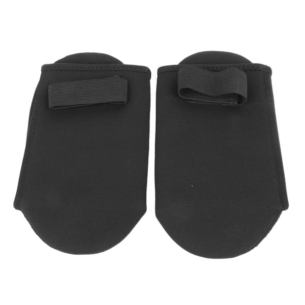 1 par 3 mm neopren termiske dykkerstrømper, skridsikre, holdbare, med velcro, sorte