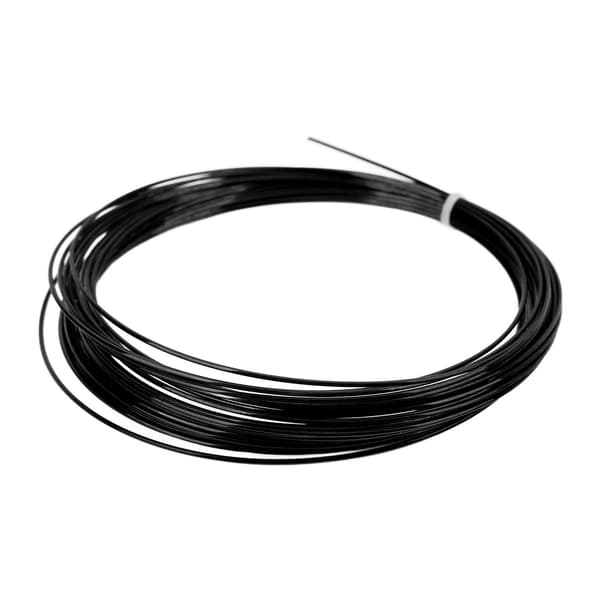 Professionell Hex Tennissträng, Slitstark, 12m/39.4ft, Svart Polyester