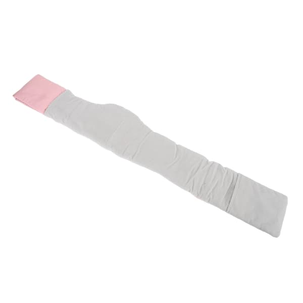 USB-opvarmet tørklæde til mænd og kvinder, 3 temperaturniveauer, bærbart halstørklæde, 105 cm, pink
