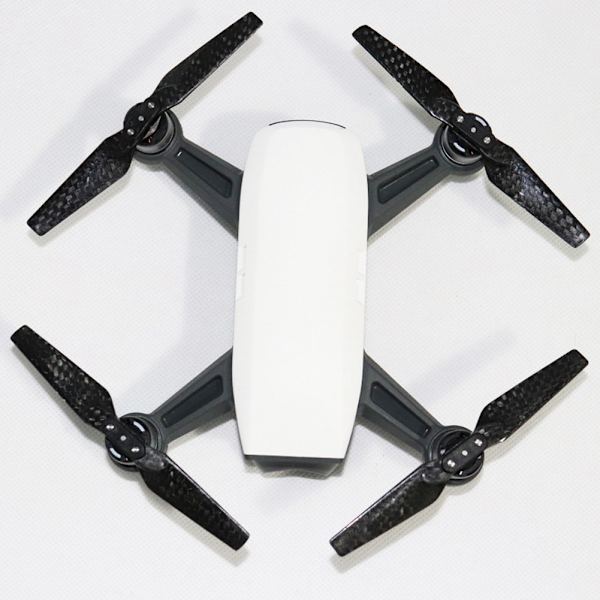 Vikbara kolfiberpropellrar, 2 par, för DJI Spark Drone, Quadcoptertillbehör
