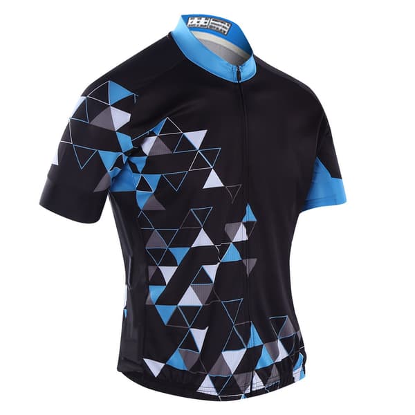 Cykeltrøje til mænd, kortærmet, sommer, polyester, størrelse S