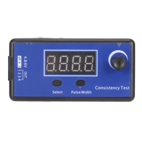 Digital RC Servo- og ESC-tester, konsistent ABS, praktisk for bil, fly, helikopter, båt