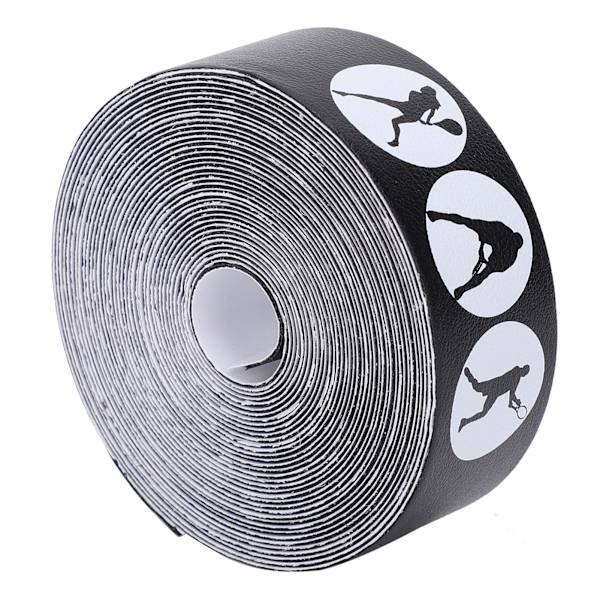Anti-ridsetape til tennisketcherhoved, Guard Protector PU, 5m, sort.