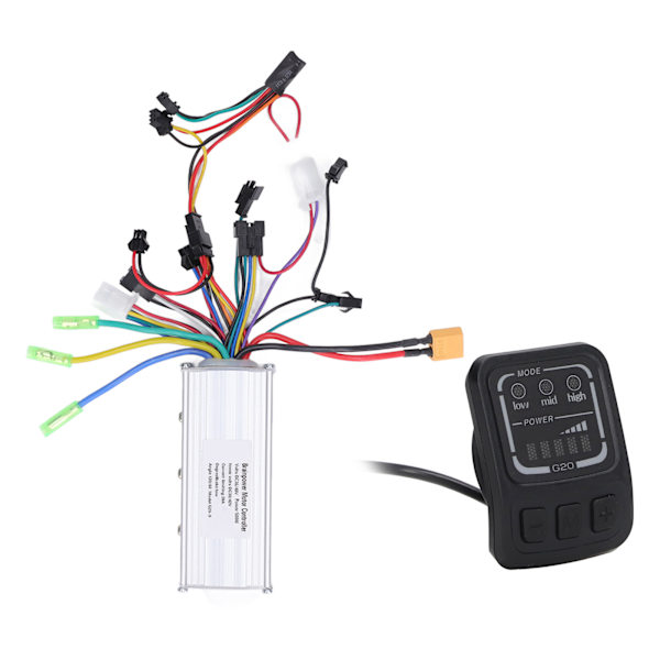 36V 48V 500W Elcykel Motor Controller med Display Panel G20 Scooter Tilbehørssæt