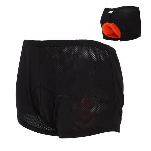 Unisex sykkelshorts med skumpolstring, myk elastikk, pustende, komfortabel for menn og kvinner