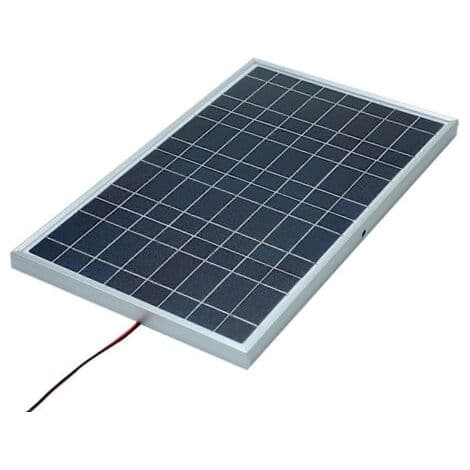 10W 12V solcellelader med 10A kontroller, egnet for kjøretøy, portåpnere og elektriske gjerder.