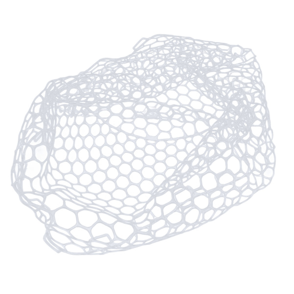 Myk gummi-mesh fluefiskehåv for ørretfangst og utsetting 32cm