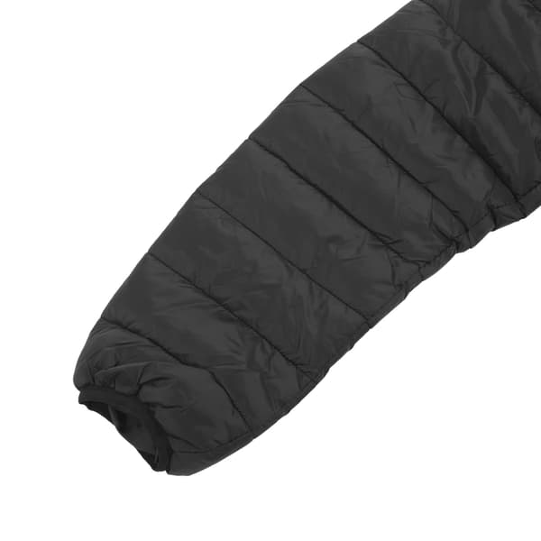 USB-opvarmet jakke til mænd og kvinder med hætte, 3 temperaturkontrolniveauer, vinter, sort, XL