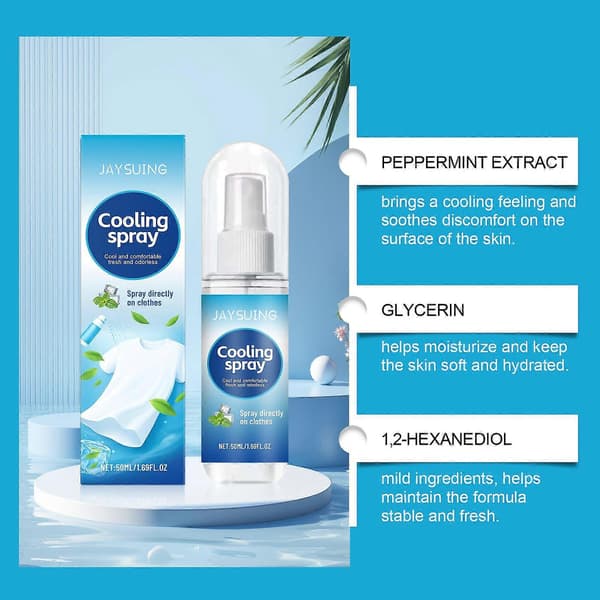 Sommarkylspray, mintkylspray, sportkylspray, återfuktande kylspray