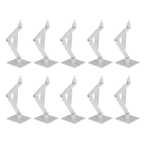 10 Meget Stabile Actionfigur Displaystandere til 6-tommer Gennemsigtige Modeller