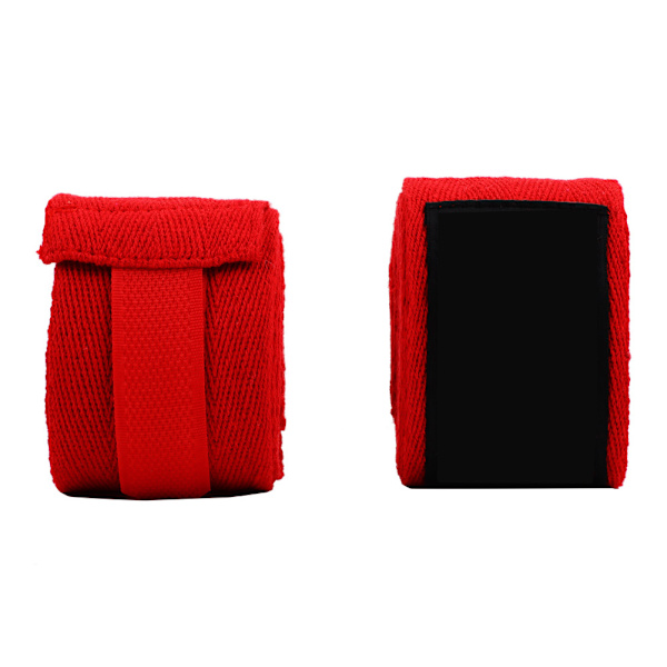 Elastiske håndbandasjer 2,5 m for boksing, kickboksing, Muay Thai (rød) 1 par