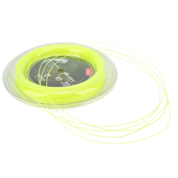 POWERTI BX70 Badmintonsträng, Hög Elasticitet Nylon, 0.7mm, 200m, Fluorescerande Gul