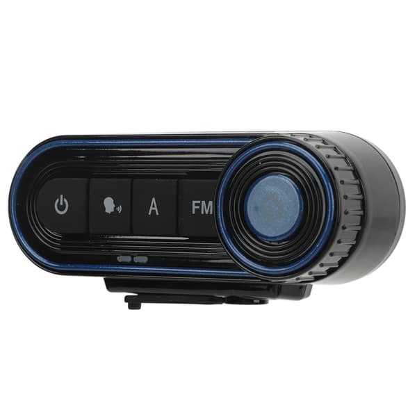 Vandtæt Bluetooth 5.3 Motorcykelhjelm Headset med FM-radio og dobbelt telefonforbindelse
