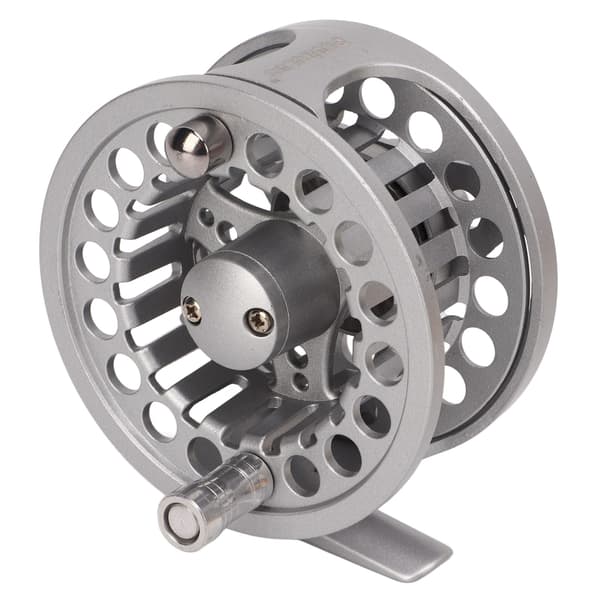 3/4 Fluefiskerulle, Helt Metal, CNC Aluminiumlegering, Sølv