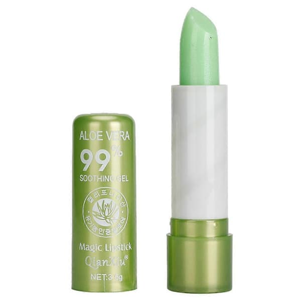 Aloe vera fugtgivende farveskiftende læbepomade, læbeglans, makeupværktøjer