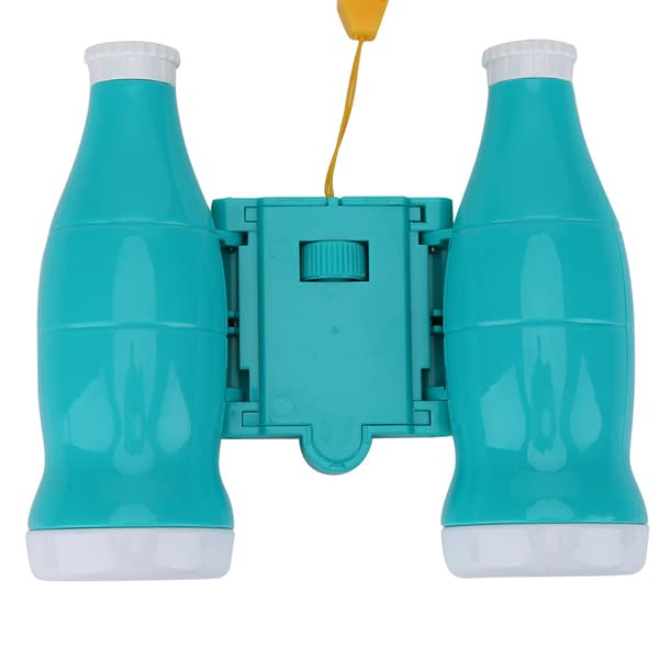 Mini kevyet kiikarit lapsille vyöllä, opettavainen lelu lapsille, 6x (sininen)