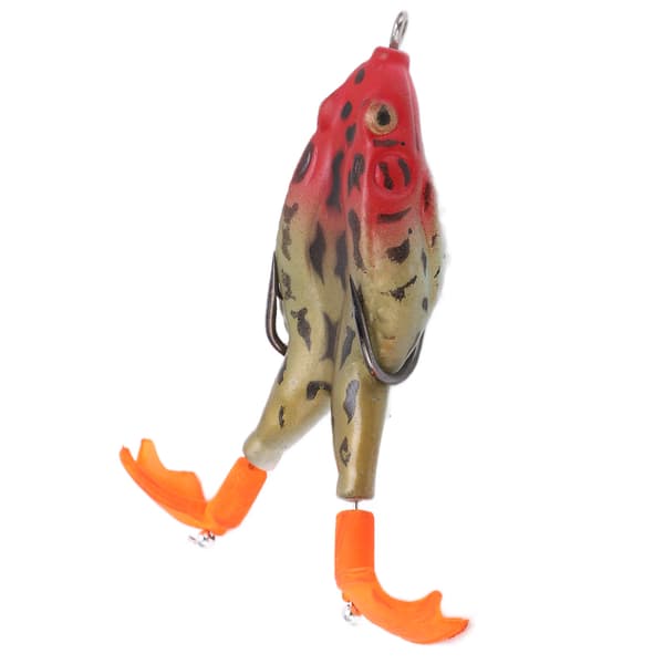 Thunder Frog Baits Flydende Lokkemiddel med To Propeller til Basfiskeri, Slangehoved, Laks, PVC, 9,5 cm