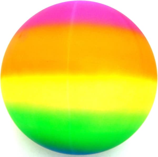 Gigantisk 18-tommers Neon Regnbue Superball
