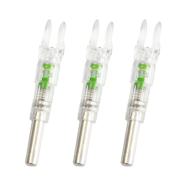 Belyst pilspets 3-pack 4,5 cm 6,2 mm LED PE Automatisk pilbågetillbehör