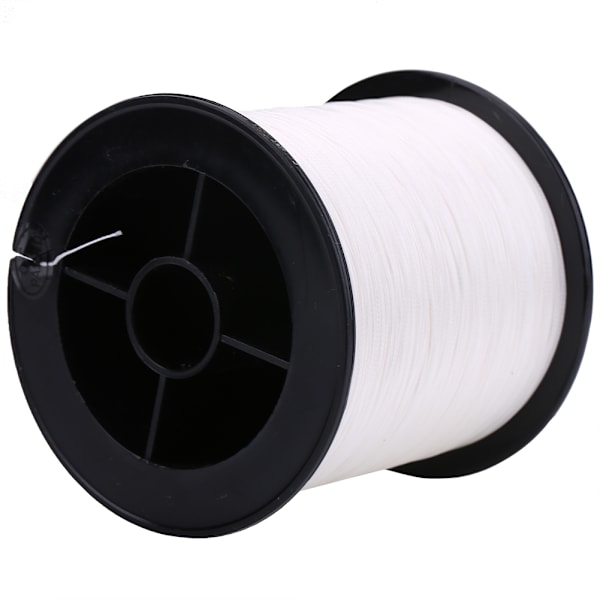 Fiskelina 500m PE Flätad 4 Trådar Superresistent Multifilament Vit (0.6)