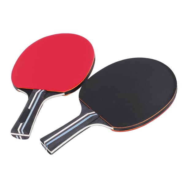 BSK-6 Bordtennisbat Sæt med 2 Bat, 3 Bolde, Skridsikkert Greb til Begyndere