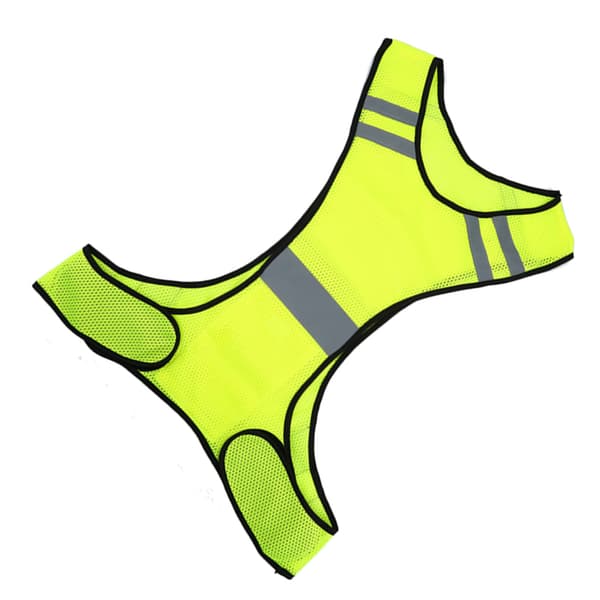 Refleksvest med høy synlighet for nattløping og sykling - Justerbar - Lime
