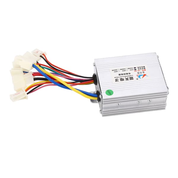 Elektrisk sykkelkontrollersett med børste for 24V 350W med frontlys og sensitivt styre