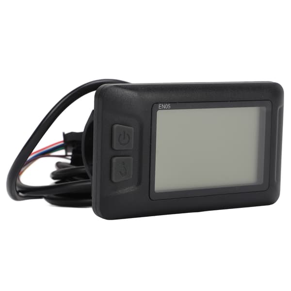 LCD-näyttö 36V 48V sähköpolkupyörään, universaali ABS-ohjauspaneeli 22,2 mm ohjaustangoille