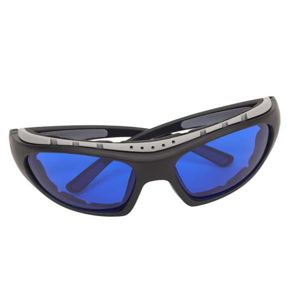 Golfbold-genvindingsbriller PC Bredt syn Anti-slip beskyttelse med blå linser og grå ramme