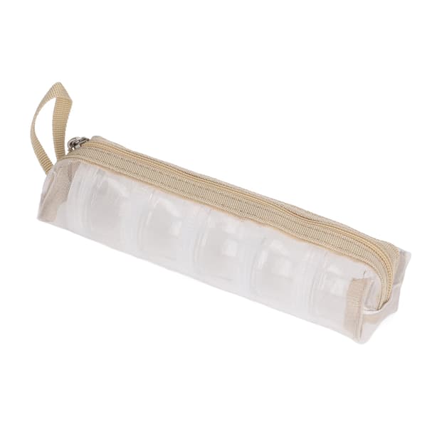 5 st campingkryddlåda PET 40 ml bärbar dispenser BBQ picknick transparent vit
