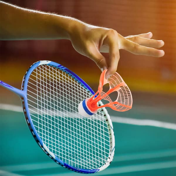3 stk. holdbare vindtætte badmintonbolde af nylonplast til indendørs og udendørs træning