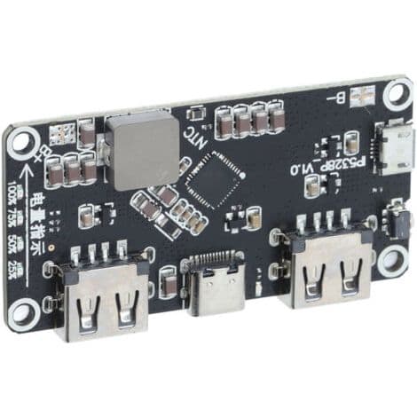 IP5328P hurtiglade-modul, 3,7V til 5V/9V/12V boost-laderkort for batterier
