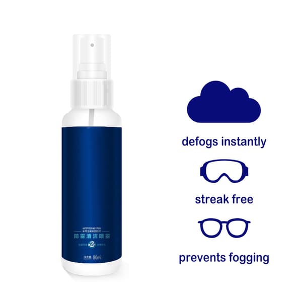 Anti-imma spray för glasögon, speglar, linser, rengöring av imskydd 80ml