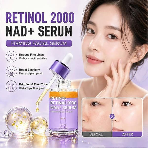 Retinol 2000 NAD+ Oppstrammende Ansiktsserum - 30ml 3