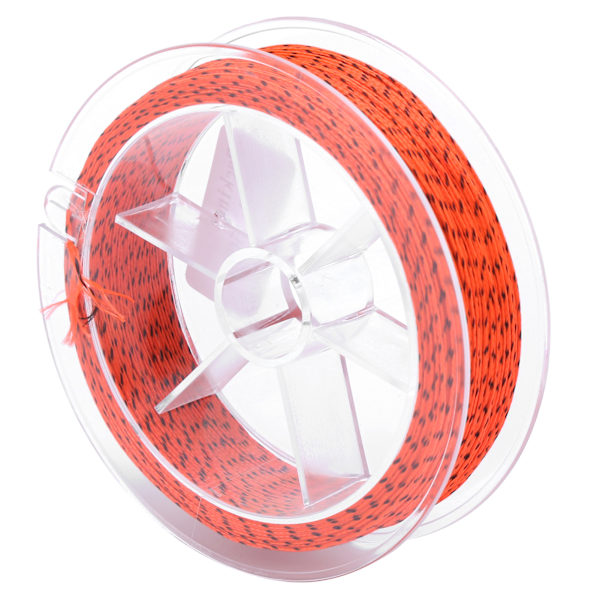 Voksfri Fluefiskeri Trimline 30LB 50m i Orange/Sort Polyester