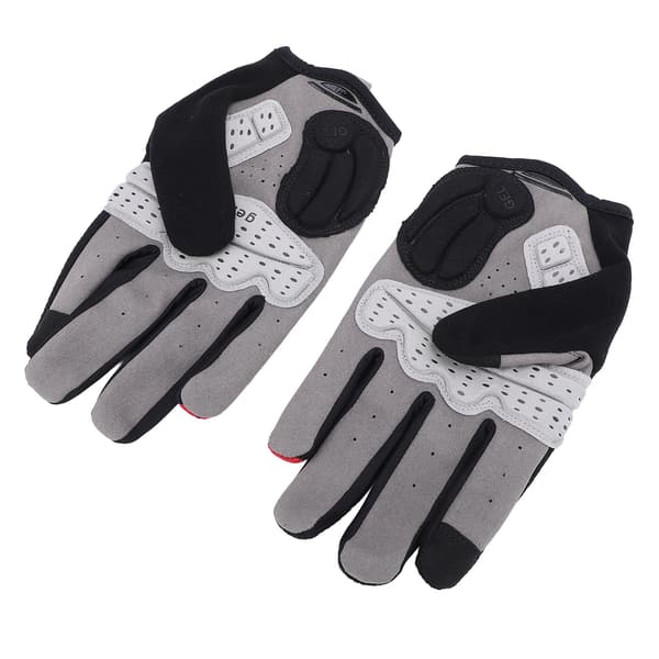 Mountain Cykelhandsker, Fuld Finger, Touchscreen, Anti-Slip, Stødabsorberende, til Mænd og Kvinder, Størrelse L