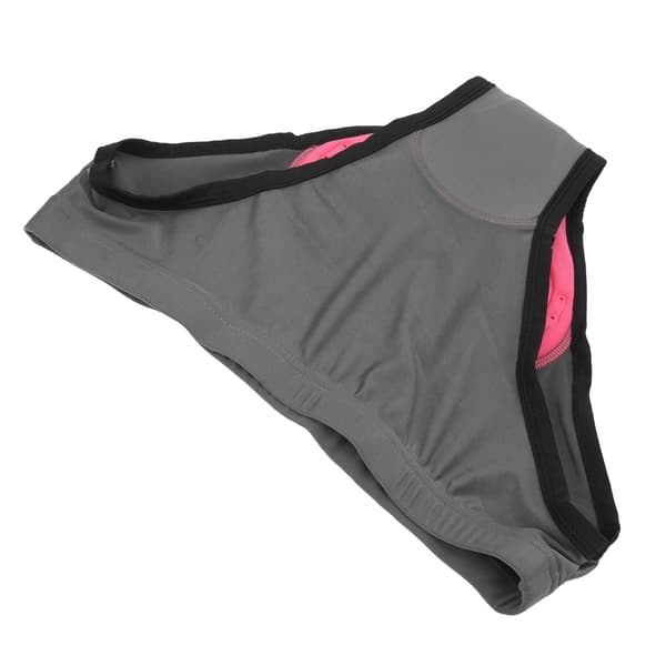 Dame sykkelshorts med 3D-polstring, mørkegrå, størrelse L, pustende, hurtigtørkende
