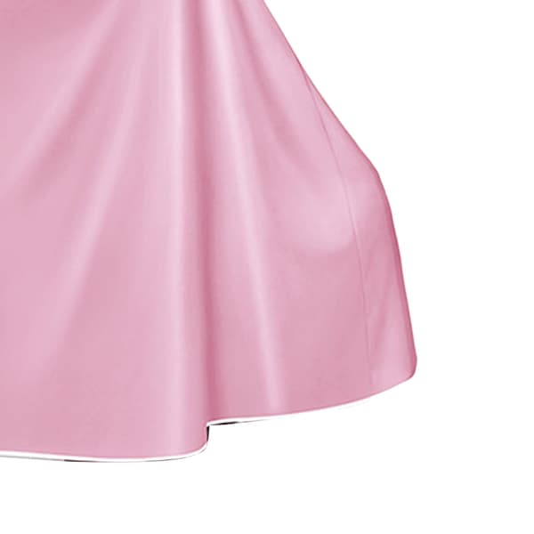 Elcykelregnrock, helkroppspäls, återanvändbar PVC, rosa, 3XL