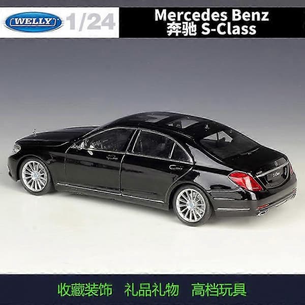 WELLY 1:24 Mercedes-Benz S-Klasse trykstøbt modelbil