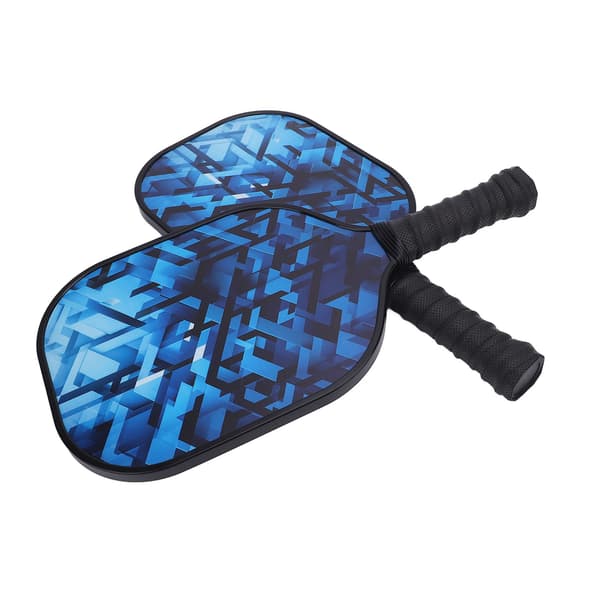 Fiberglas Pickleball Bat Sæt med Honeycomb Kerne, 2 Bolde og Taske