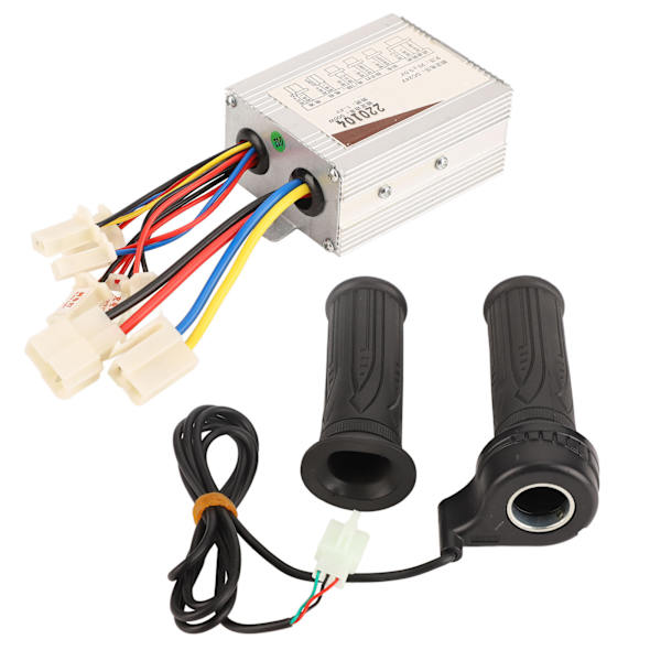 Elcykel Controller og Gasgreb Sæt 24V 500W i Aluminiumslegering