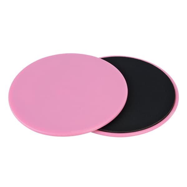 2 stk. Fitness Core Slider Discs til helkropstræning (pink)