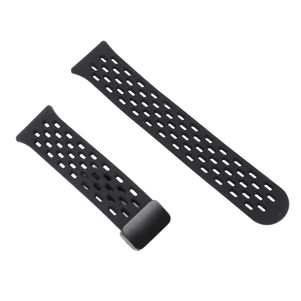 Silikone armbånd til Samsung Galaxy Fit 3, porøst design, quick release, sort.